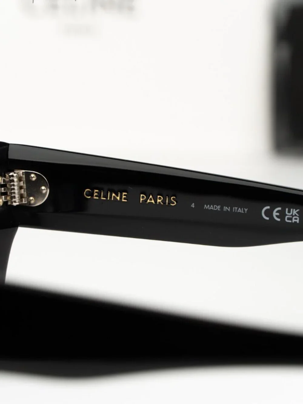 Celine Men Sunglasses Black Grey Gradient Cat Eye CL40297U 01B NEW AUTHENTIC